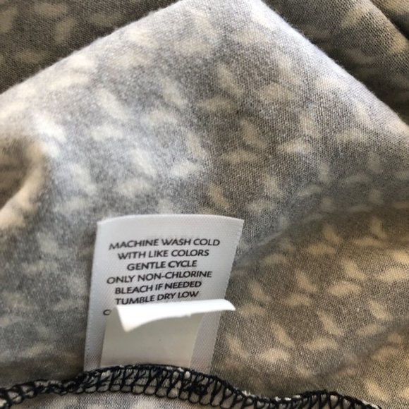 J Jill Wearever Collection Black/White Knit Skirt Sz M‎ - EUC - Picture 7 of 7